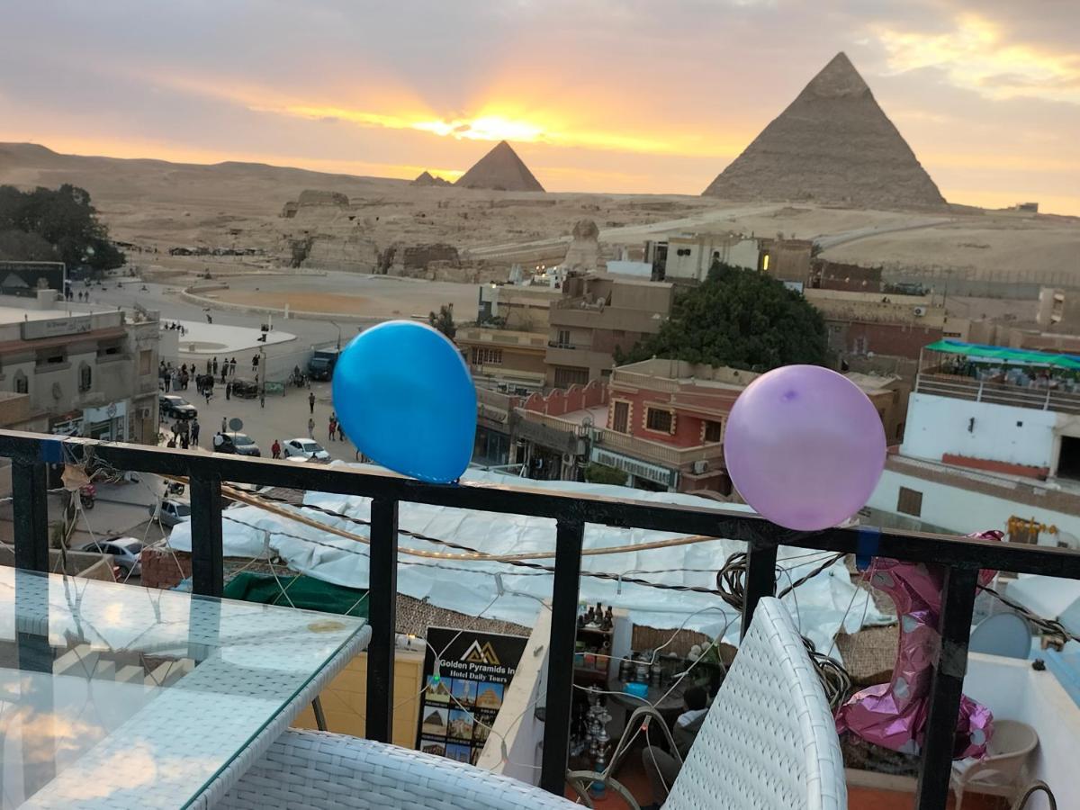 Golden Pyramids View Guest House Kafret el-Gabal Extérieur photo